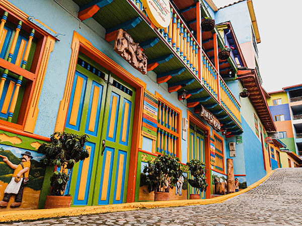 Casas de colores en Guatapé